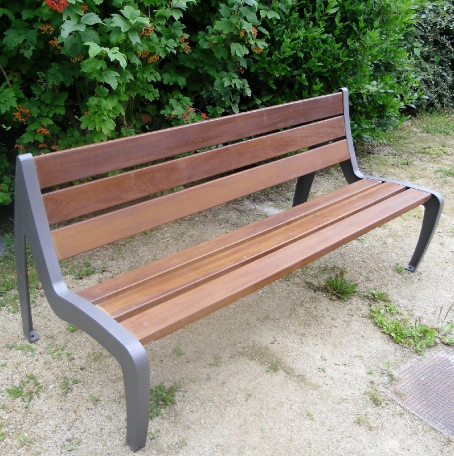 Banc Hermès en métal & bois